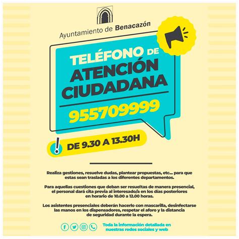 Servicio de Atención y Cita Previa telefónica